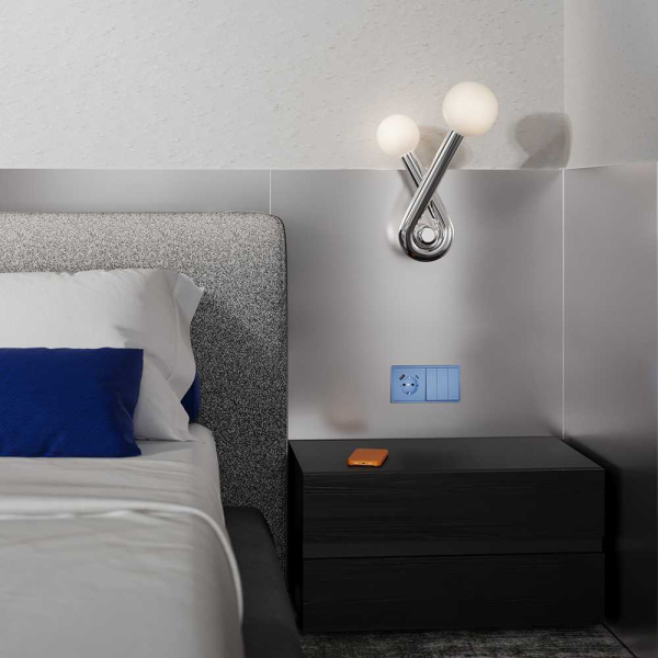 Клавиши для выключателя/переключателя трехклавишного, S70 (деним) Voltum VLS000515