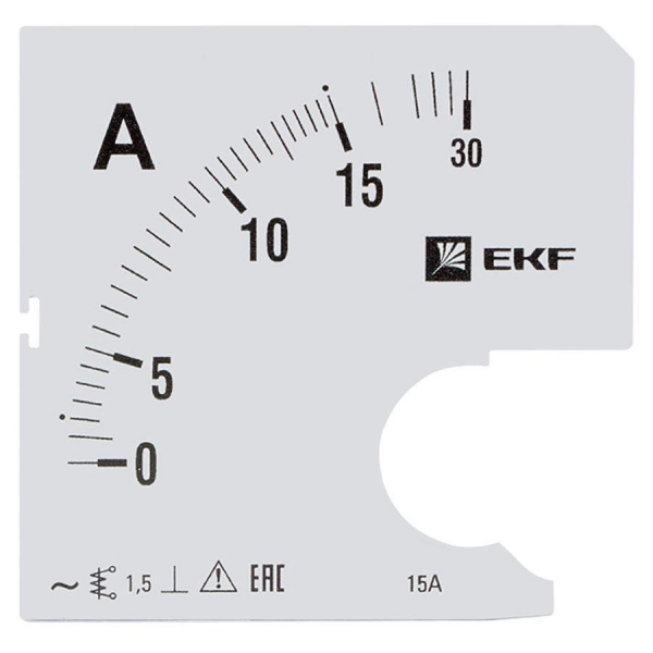 Шкала сменная для A961 15/5А-1,5 EKF PROxima s-a961-15