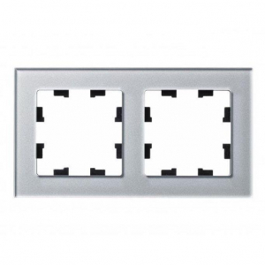 Рамка 2-постовая Systeme Electric AtlasDesign Nature алюминий ATN320302