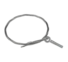 Трос стальной с рым-болтом М6 10 м (2 мм) EKF trrbm6-10