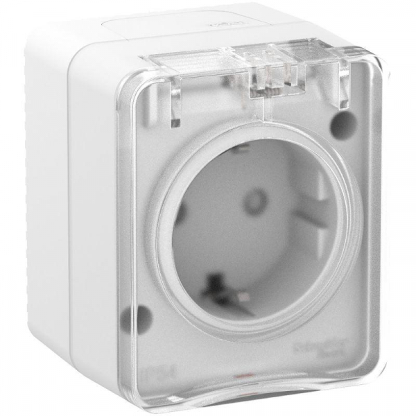 Розетка 2К+З Systeme Electric AtlasDesign 16A 250V со шторками белая ATN540145 Розетка 2К+З Systeme Electric AtlasDesign 16A 250V со шторками белая ATN540145