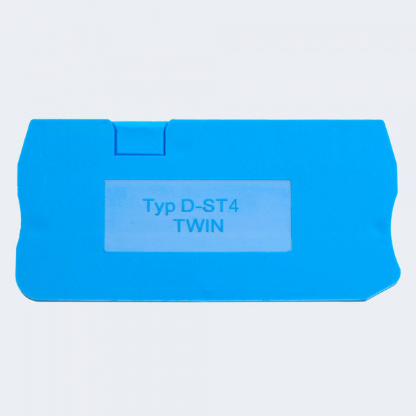 Торцевая заглушка для ЗНИ LD5734 мм² (JXB PT4), синий LD582-1-40 Торцевая заглушка для ЗНИ LD5734 мм² (JXB PT4), синий LD582-1-40