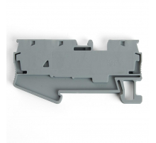 Зажим пружинный, 3-проводной проходной ЗНИ - 2,5 (JXB ST 2,5), серый STEKKER