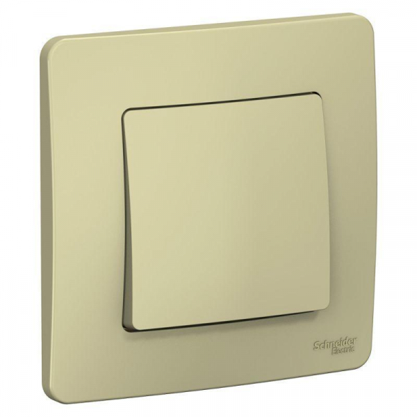 Выключатель одноклавишный Systeme Electric Blanca 10A 250V бежевый BLNVS010107 Выключатель одноклавишный Systeme Electric Blanca 10A 250V бежевый BLNVS010107