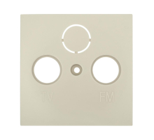 Накладка LK Studio розетки TV+FM+SAT, 2(3) отверстия (бежевый) LK60 865201-1