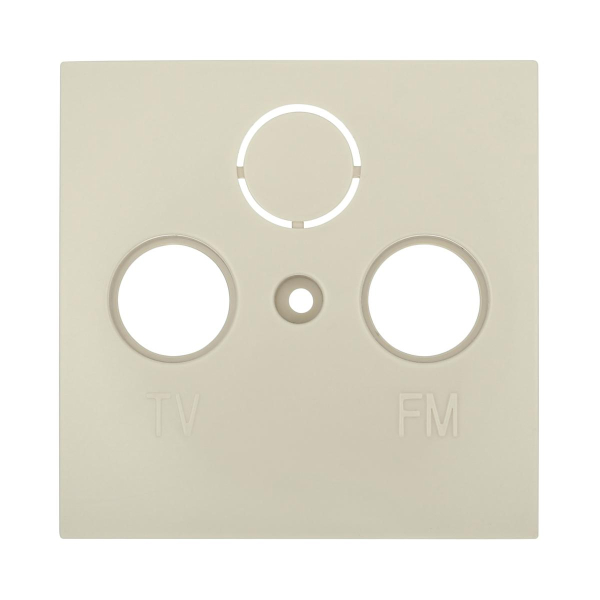 Накладка LK Studio розетки TV+FM+SAT, 2(3) отверстия (бежевый) LK60 865201-1