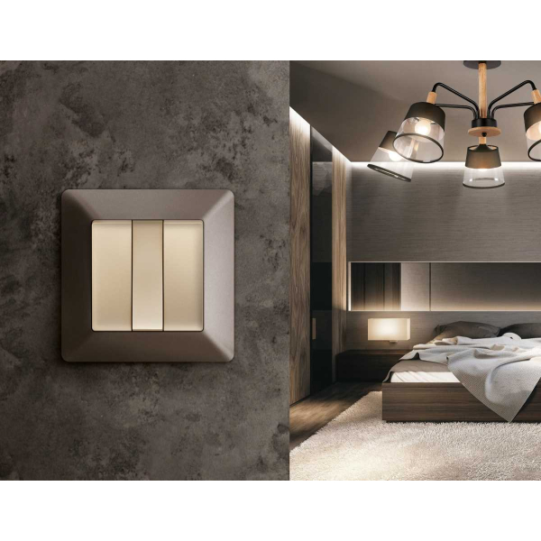 Лицевая панель выключателя AMBRELLA VOLT AP6050