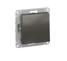 Выключатель одноклавишный Systeme Electric AtlasDesign 10A 250V сталь ATN000915