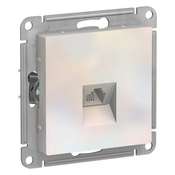 Розетка телефонная RJ11 Systeme Electric AtlasDesign жемчужная ATN000481 Розетка телефонная RJ11 Systeme Electric AtlasDesign жемчужная ATN000481