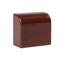 Заглушка (40х25) (4 шт) темное дерево EKF-Plast ecd-40-25x4