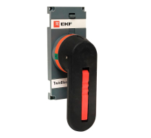 Рукоятка управления для прямой установки на рубильники реверсивные (I-0-II) TwinBlock 315-400А EKF PROxima tb-315-400-fh-rev