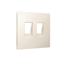 Лицевая панель для компьютерной/ телефонной двойной розетки Ambrella Volt AP3321