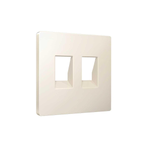 Лицевая панель для компьютерной/ телефонной двойной розетки Ambrella Volt AP3321