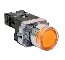 Кнопка BA51 с подстветкой 24В желтая NO EKF PROxima xb2-bw51-24