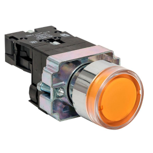 Кнопка BA51 с подстветкой 24В желтая NO EKF PROxima xb2-bw51-24