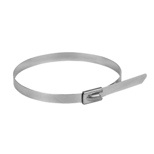 Хомут AISI 304 из нержавеющей стали, 4.6x200 (10 шт.) FlexLock PROxima plc-fl-tss-304-4.6x200-r