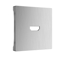 Накладка Werkel для розетки HDMI серебряный рифленый WL09-HDMI-CP 4690389128318