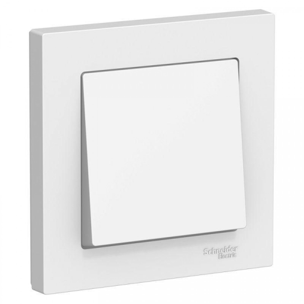 Выключатель одноклавишный Systeme Electric AtlasDesign 10A 250V белый ATN000112 Выключатель одноклавишный Systeme Electric AtlasDesign 10A 250V белый ATN000112