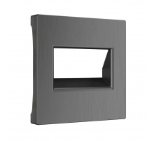 Накладка для двойной розетки Werkel Еthernet RJ-45 графит рифленый W1191104 4690389158704