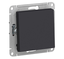 Переключатель одноклавишный перекрестный Systeme Electric AtlasDesign 10A 250V карбон ATN001071