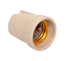 Патрон керамический E27 индивидуальный пакет EKF LHCe-E27-p