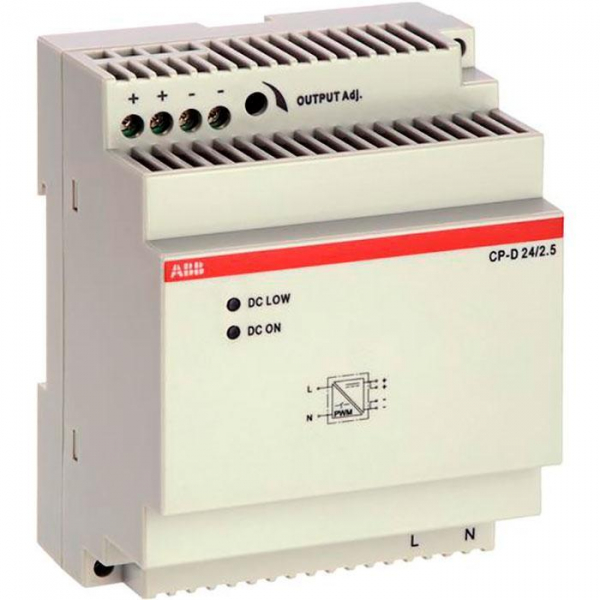 Блок питания СP-D 24/2.5 (регул. вых. напр.) вход 90-265В АС/120-370В DC. вход 24В DC /2.5A* 1SVR427044R0200 Блок питания СP-D 24/2.5 (регул. вых. напр.) вход 90-265В АС/120-370В DC. вход 24В DC /2.5A* 1SVR427044R0200