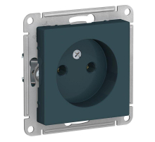 Розетка 2К Systeme Electric AtlasDesign 16A 250V изумруд ATN000841
