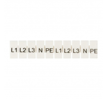 Маркеры для JXB-ST 4 с символами 'L1, L2, L3, N, PE' (100 шт.) EKF PROxima zb-st-4-L-1-3