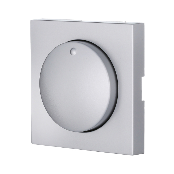 Накладка LK Studio светорегулятора с желтой световой индикацией (серебристый металлик) LK80 847103-1