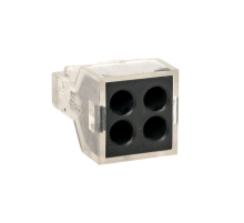 Строительно-монтажная клемма СМК 773-104 4 отверстия 1,0-2,5мм2 (100шт.) EKF PROxima plc-smk-104