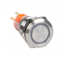 Кнопка S-Pro67 19 мм с фикс. с зеленой подсв. 24В EKF PROxima s-pro67-222
