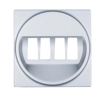 Накладка LK Studio аудио-розетки (серебристый металлик) 857403-1