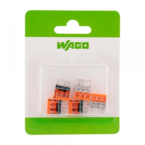 2273-203 Экcпресс-клемма, 3-проводная до 2,5 мм², (5 шт/уп) WAGO 07-5132-05 2273-203 Экcпресс-клемма, 3-проводная до 2,5 мм², (5 шт/уп) WAGO 07-5132-05