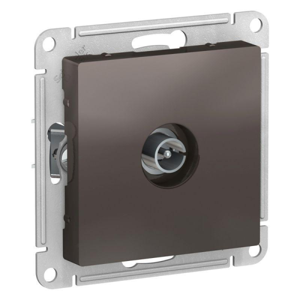 ТВ-розетка Systeme Electric AtlasDesign мокко ATN000693