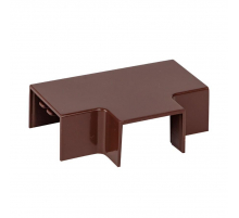 Угол T-образный (25х16) (4 шт) темное дерево EKF-Plast tchd-25-16x4