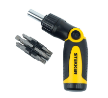 Отвертка реверсивная с битами, 14 предметов STLS004 50408