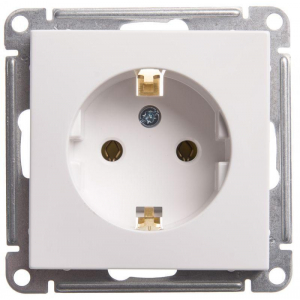 Розетка 2К+З Systeme Electric W59 16A 250V белая RS16-154-1-86