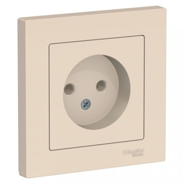 Розетка 2К Systeme Electric AtlasDesign 16A 250V бежевая ATN000240 Розетка 2К Systeme Electric AtlasDesign 16A 250V бежевая ATN000240