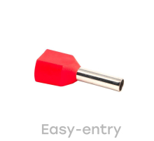 Наконечник штыревой втулочный изолированный НШвИ(2) 1,0-8 (50шт.) EKF PROxima nhvi2-1.0-8