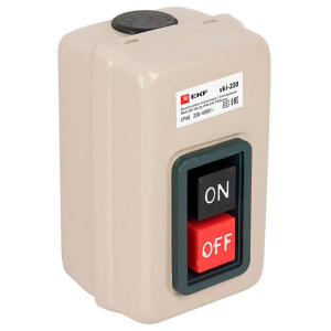 Выключатель кнопочный с блокировкой ВКИ-230 16А 3P IP40 EKF PROxima vki-230