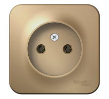 Розетка 2К Systeme Electric Blanca 16A 250V титан BLNRA000114