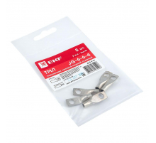 Наконечник силовой медный луженый JG-6-6-4 (ТМЛ) (5шт) EKF PROxima jg-6-6-4r