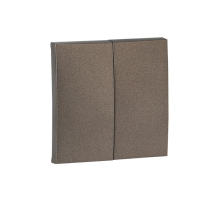 Валенсия лицевая панель выключателя 2-кл. 10А графит EKF PROxima ESV10-L-023-60