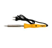 Паяльник 80W с кнопкой вкл., нихромовый нагреватель, долговечное жало, 230В PLE201- 80 49802