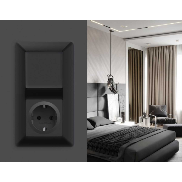 Лицевая панель выключателя AMBRELLA VOLT AP9010