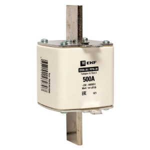 Плавкая вставка ППН-39 630/500А габарит 3 EKF PROxima fus-39/630/500