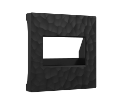 Лицевая панель Werkel Hammer для двойной розетки Еthernet RJ-45 черный W1291108 4690389163166