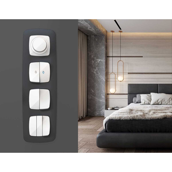 Лицевая панель диммера AMBRELLA VOLT OP1255