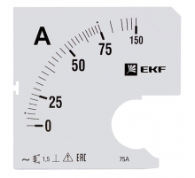 Шкала сменная для A961 75/5А-1,5 EKF PROxima s-a961-75
