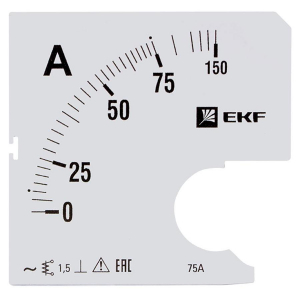Шкала сменная для A961 75/5А-1,5 EKF PROxima s-a961-75